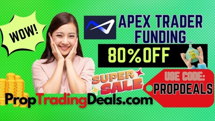 Apex trader funding 80% off discount promo code deal