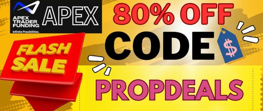 Apex trader funding 80% off discount promo code deal