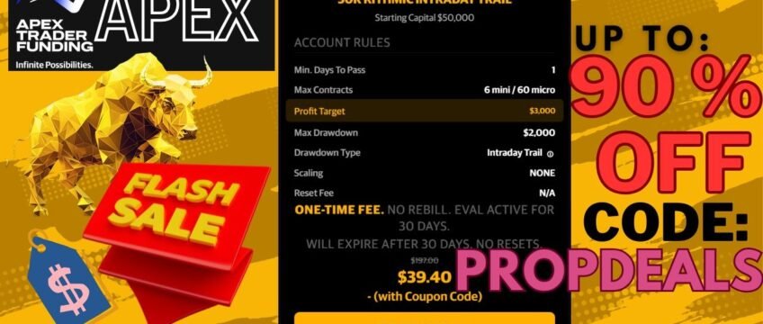 90% off apex trader funding