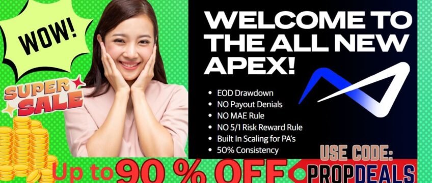 Apex trader funding up to 90% off code